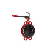 ГРАНВЭЛ® Затвор Поворотный Дисковый ЗПТС - FL(w)-3-025/032-MN-HT Ду 25/32 Ру 16, межфланцевый, рукоятка,корпус GG25, диск GGG-40, EPDM HT, Траб=+60...+110oC